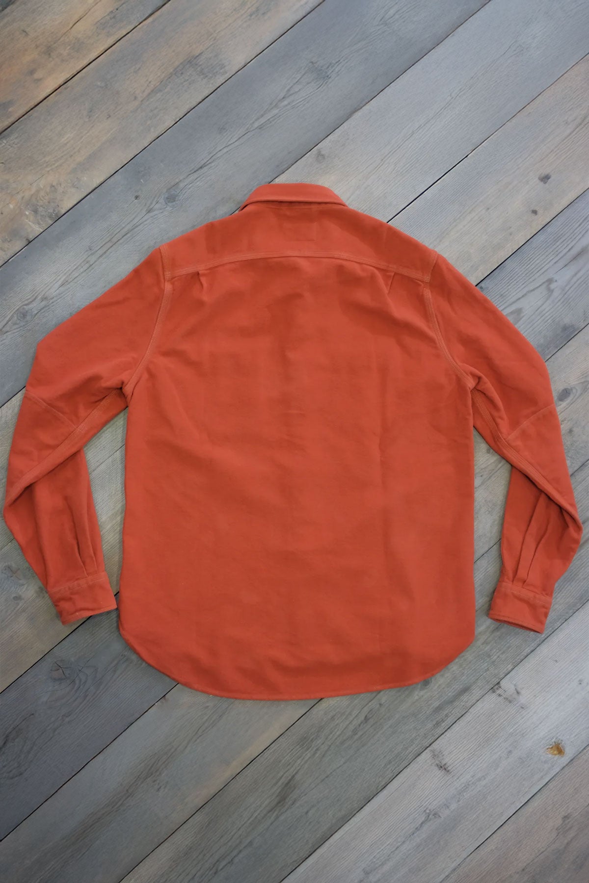 Hen's Teeth - HTM-S1M2 Work Shirt in Moleskin Rust