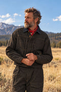 NIgel Cabourn - 14 oz Nep Denim Blanket Lined Field Jacket - Charcoal