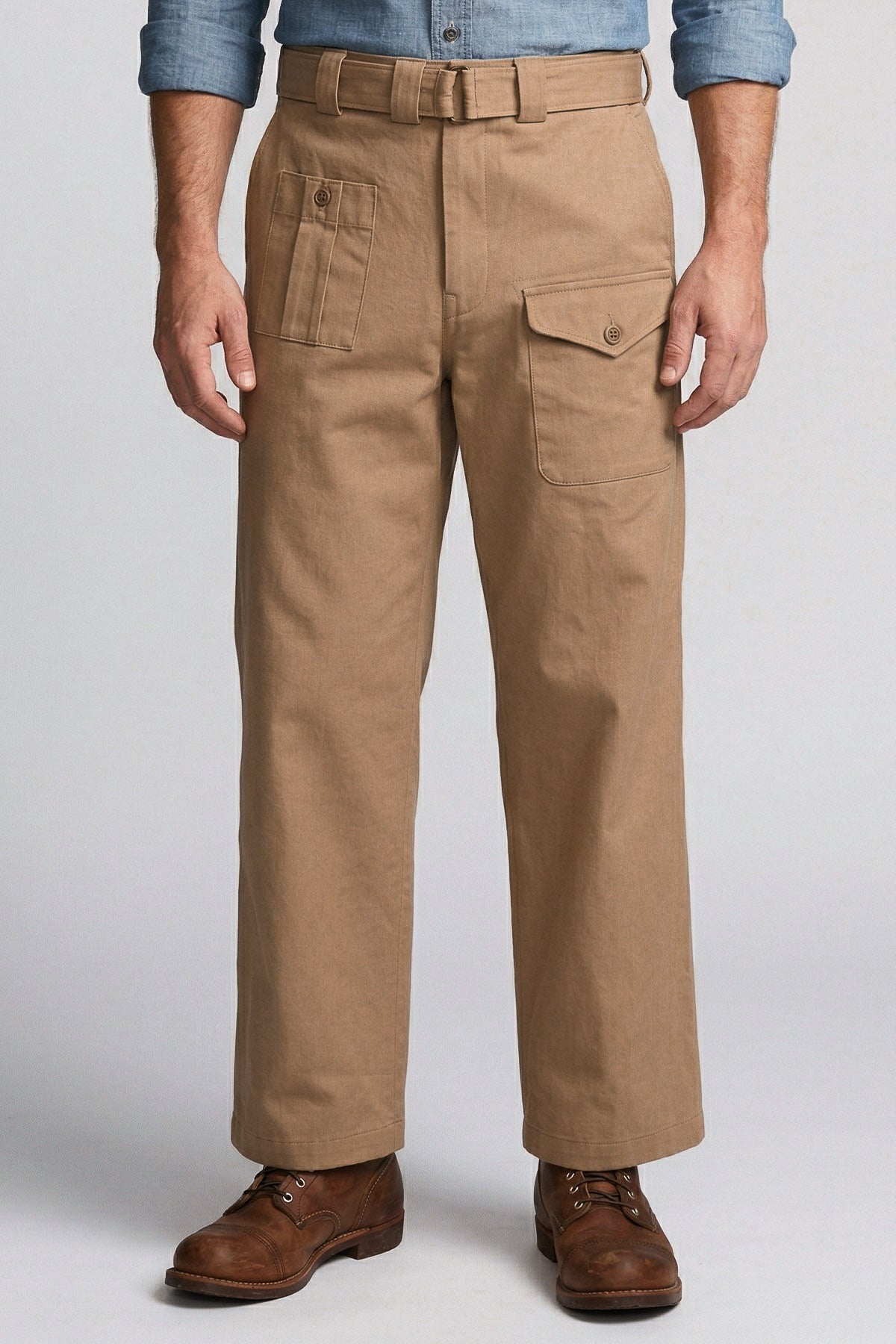 Soundman - Olson 534M-961B Pants in Khaki Beige – The Rugged Society