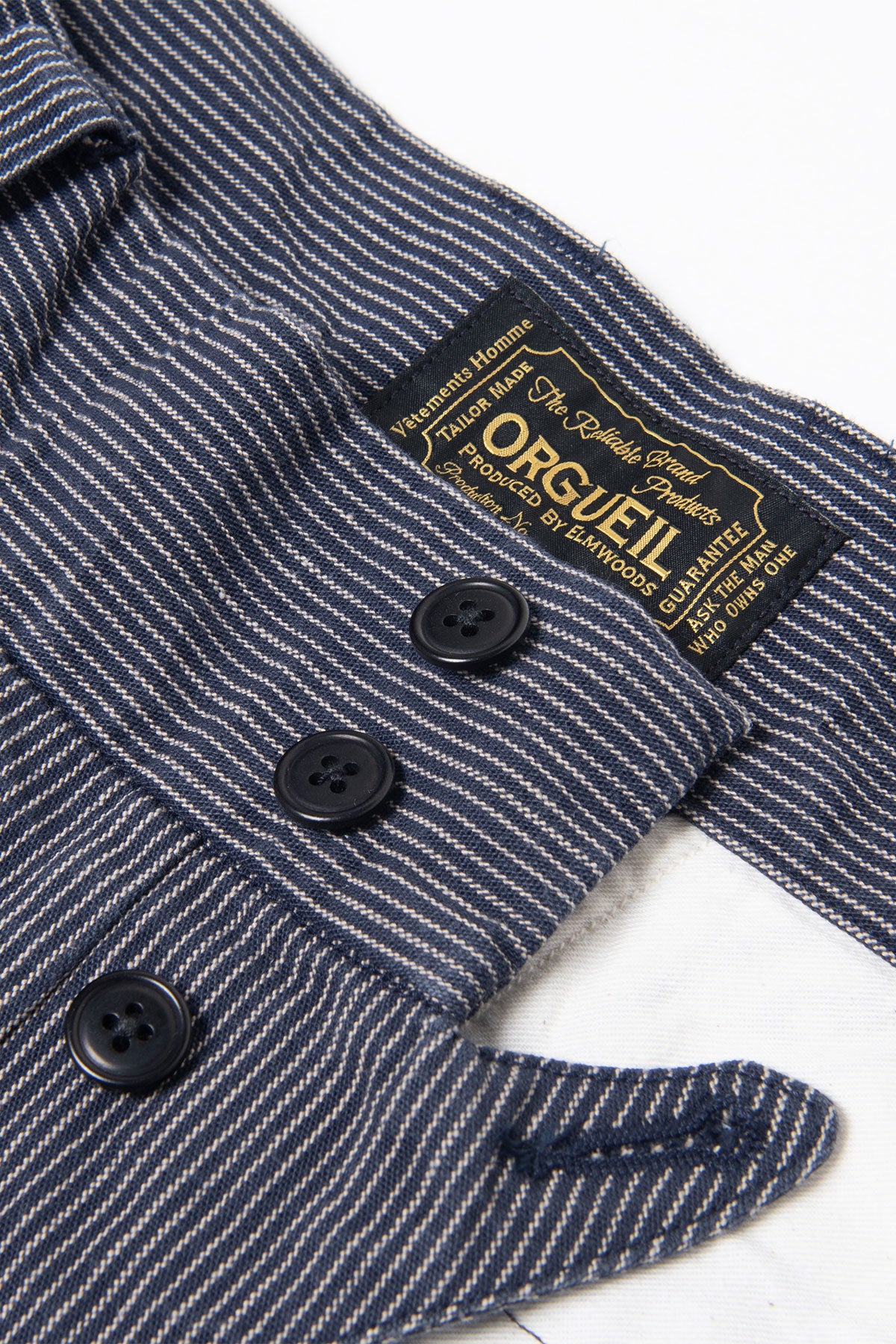 Orgueil - OR-1130 Indigo Stripe Selvedge Trousers – The Rugged Society