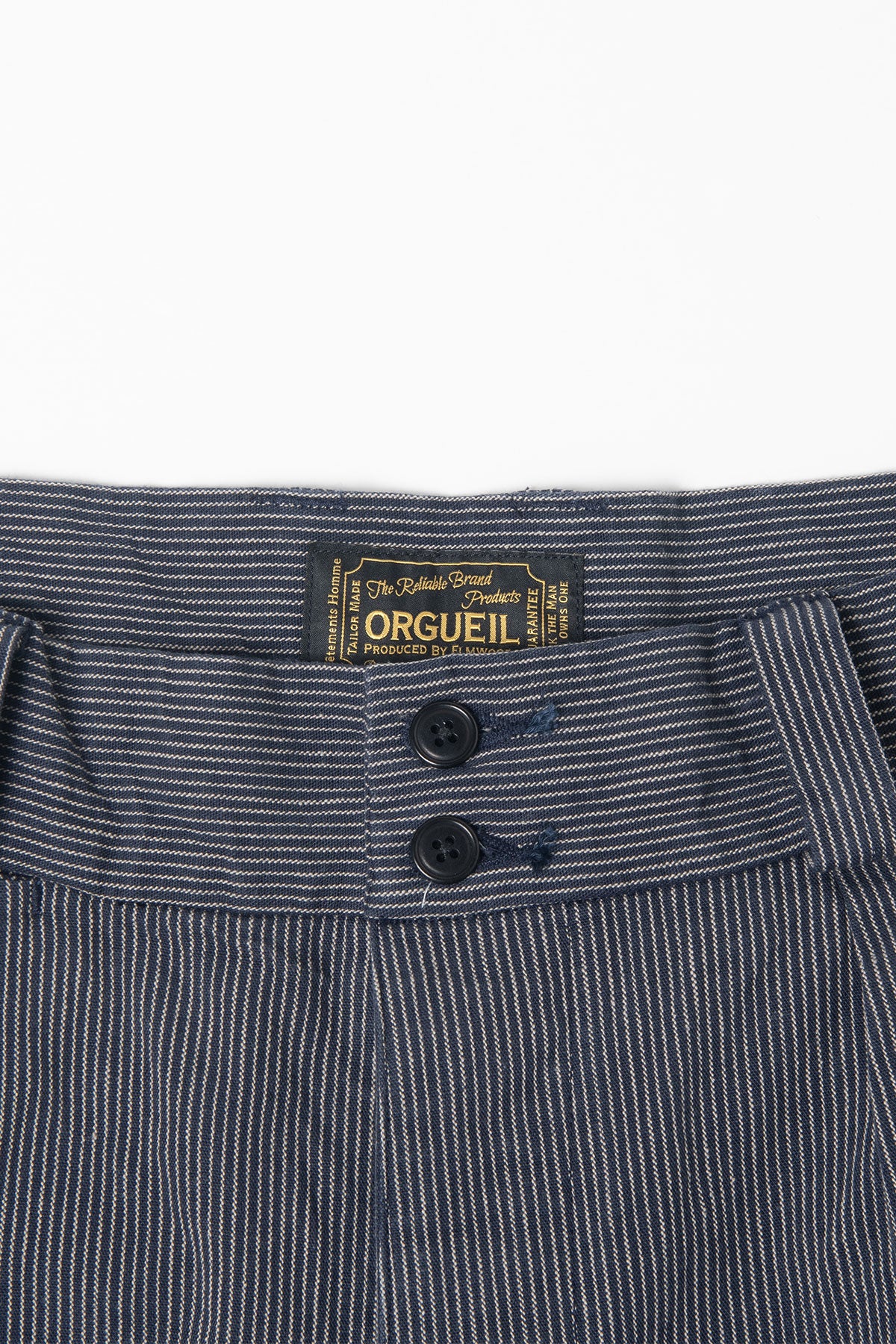Orgueil - OR-1130 Indigo Stripe Selvedge Trousers – The Rugged Society