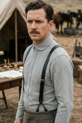Orgueil - OR-5002B Windsor Collar Shirt - Indigo Stripe