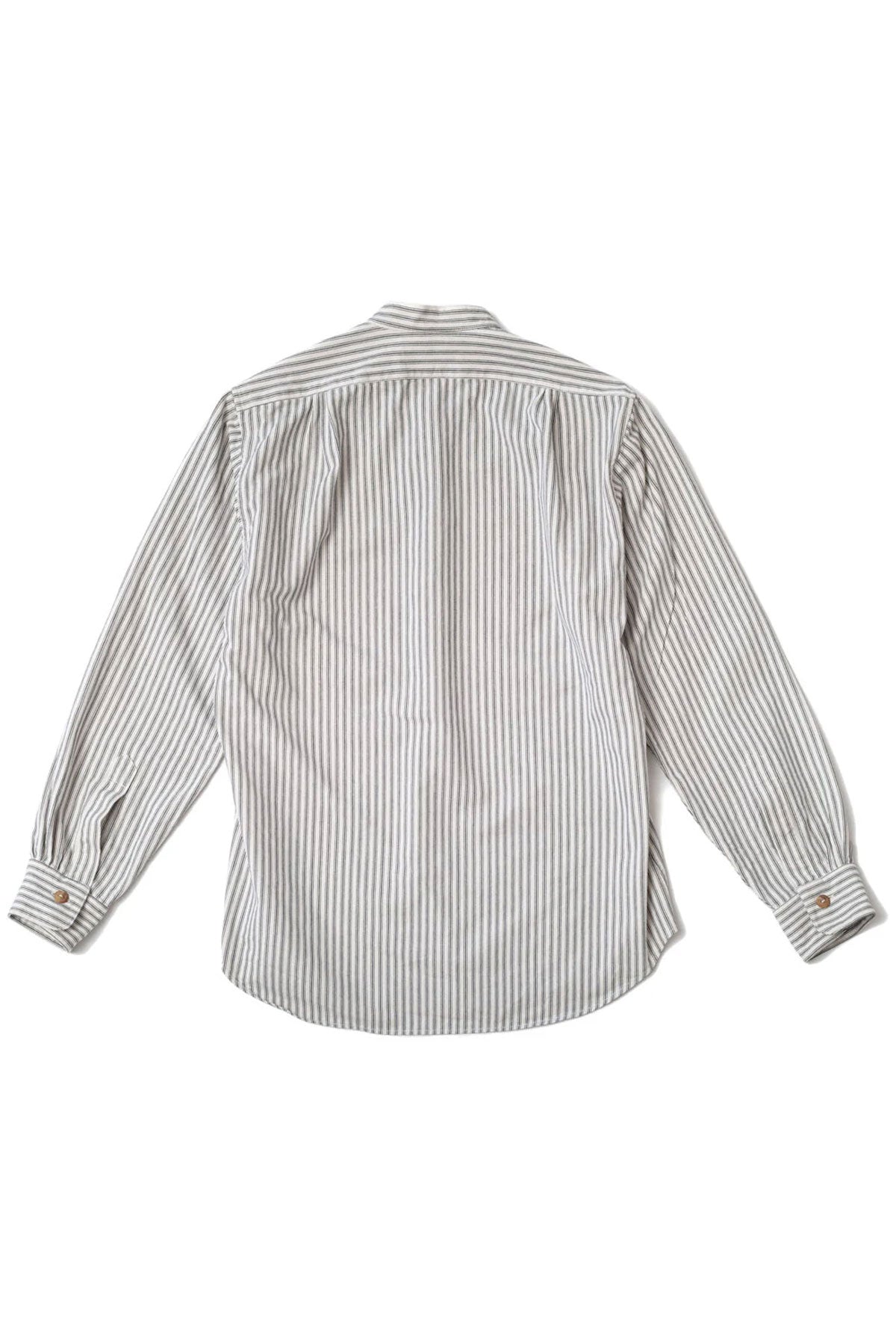 A Piece of Chic - Pull-Over Farmer Shirt "La Paysanne" with dark green stripes