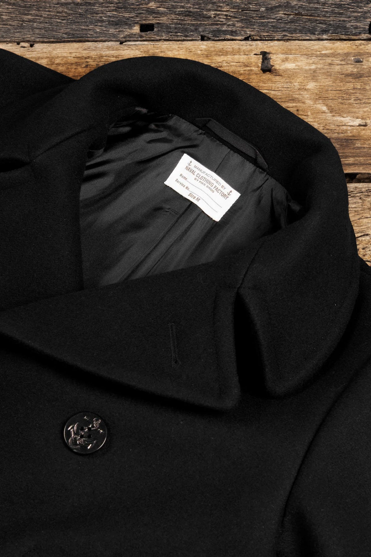 Pike Brothers - 1938 Pea Coat black wool