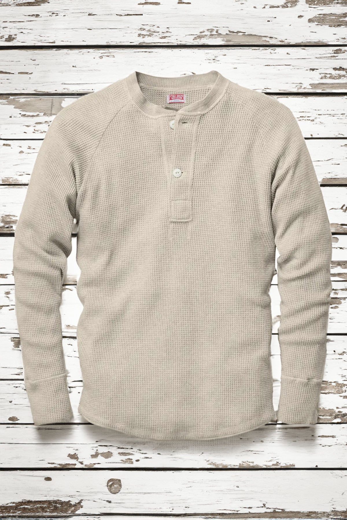 Pike Brothers - 1936 Waffle Henley in Natural