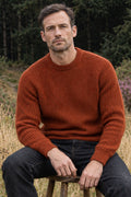 Peregrine - Ford Crew Jumper in Burnt Orange
