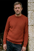 Peregrine - Ford Crew Jumper in Burnt Orange