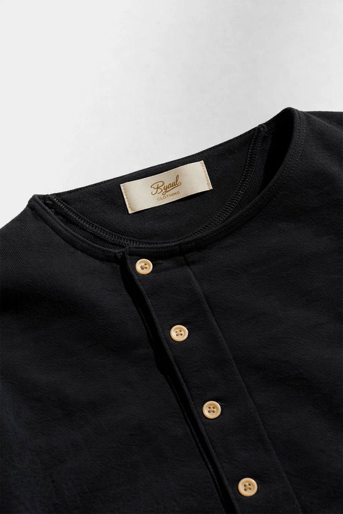 Prequel - C1011 Henley Sweatshirt (15.5oz. Black) – The Rugged Society