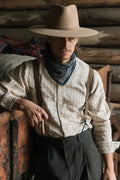 Prequel - S1004 Indigo Stripe Shirt