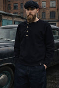 Prequel - C1011 Henley Sweatshirt (15.5oz. Black)