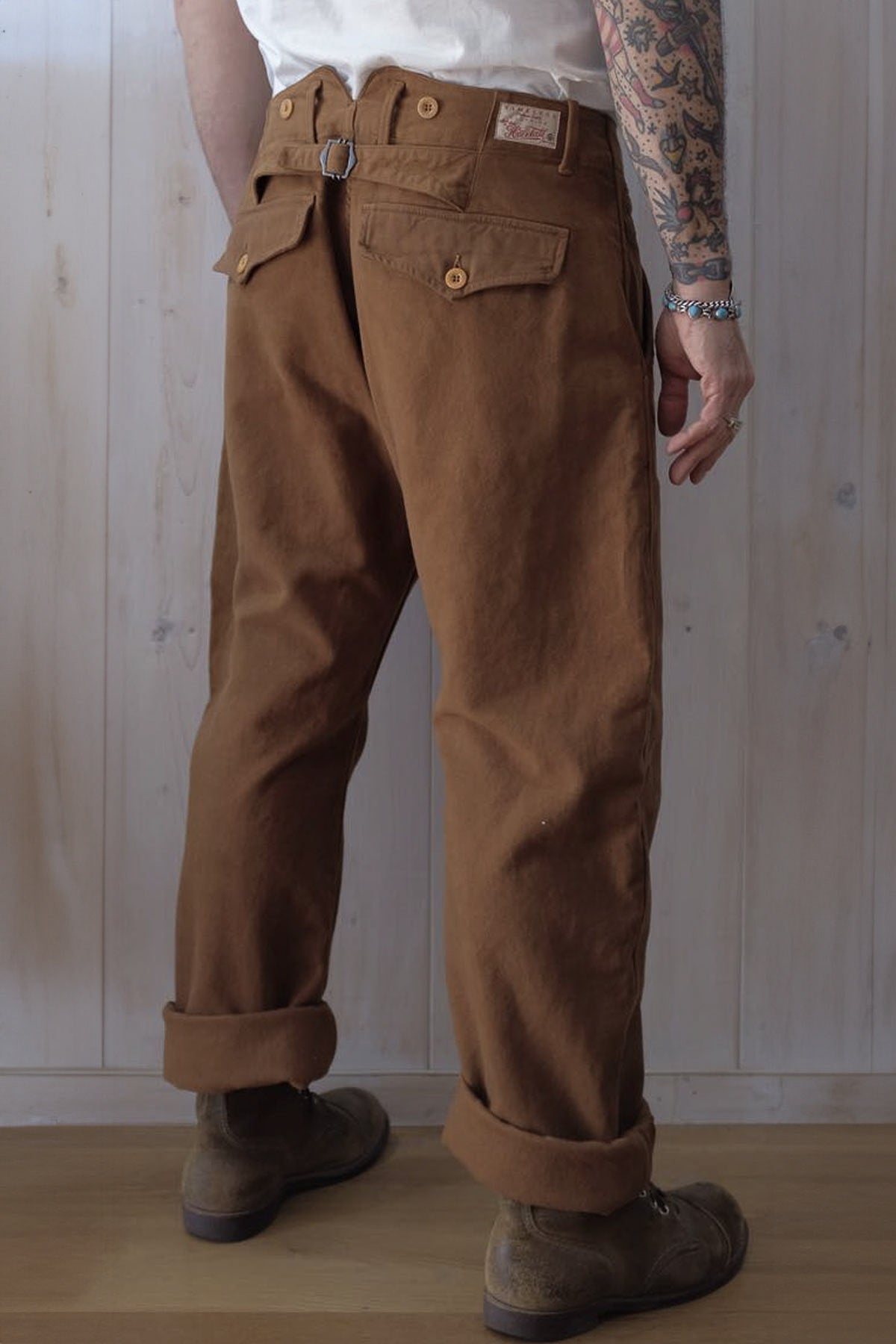 Hen's Teeth - HTM-P8 Railway Worker Pants in Duck Canvas