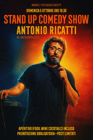 Domenica 5 Ottobre 19.30: Stand Up Comedy Show