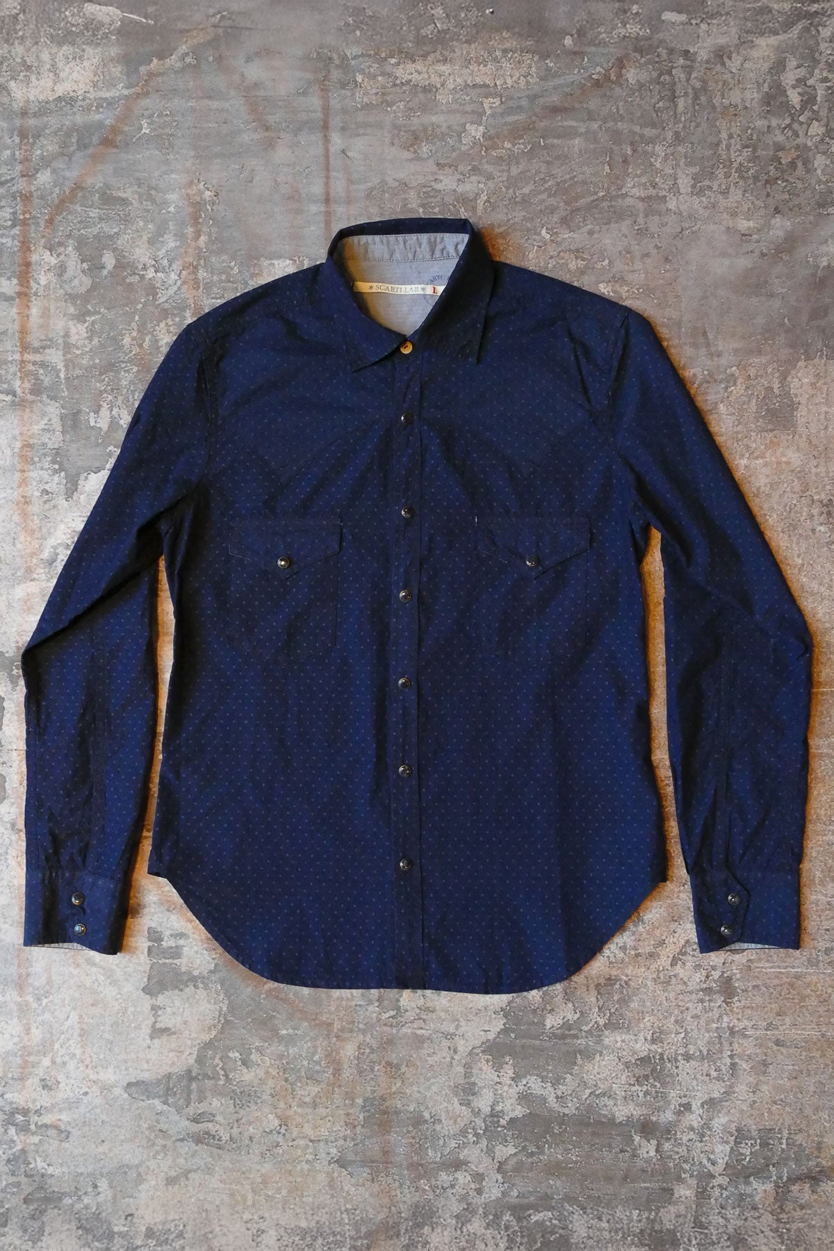 Scarti Lab - 303 SB317 Indigo Western Shirt