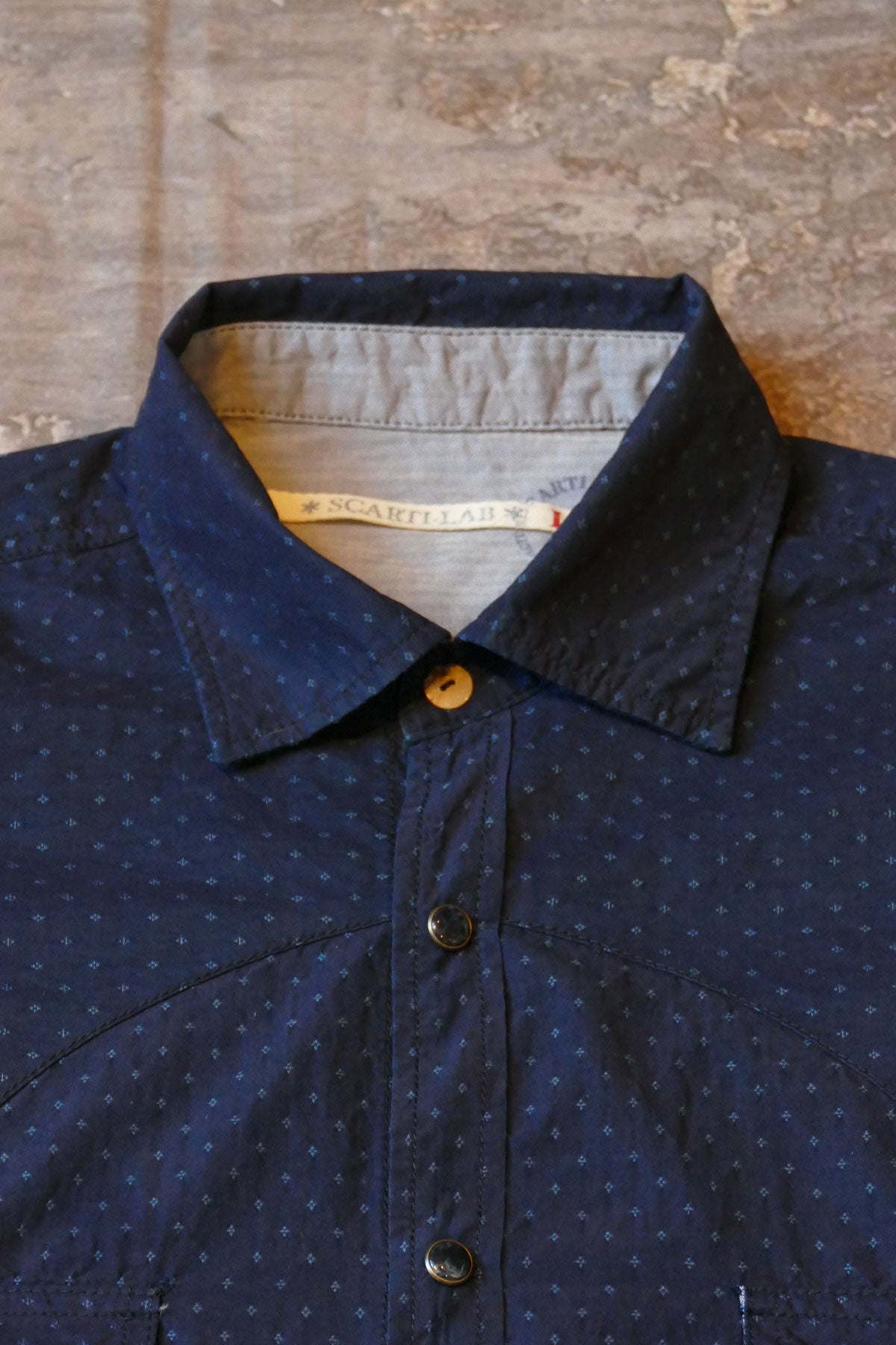 Scarti Lab - 303 SB317 Indigo Western Shirt