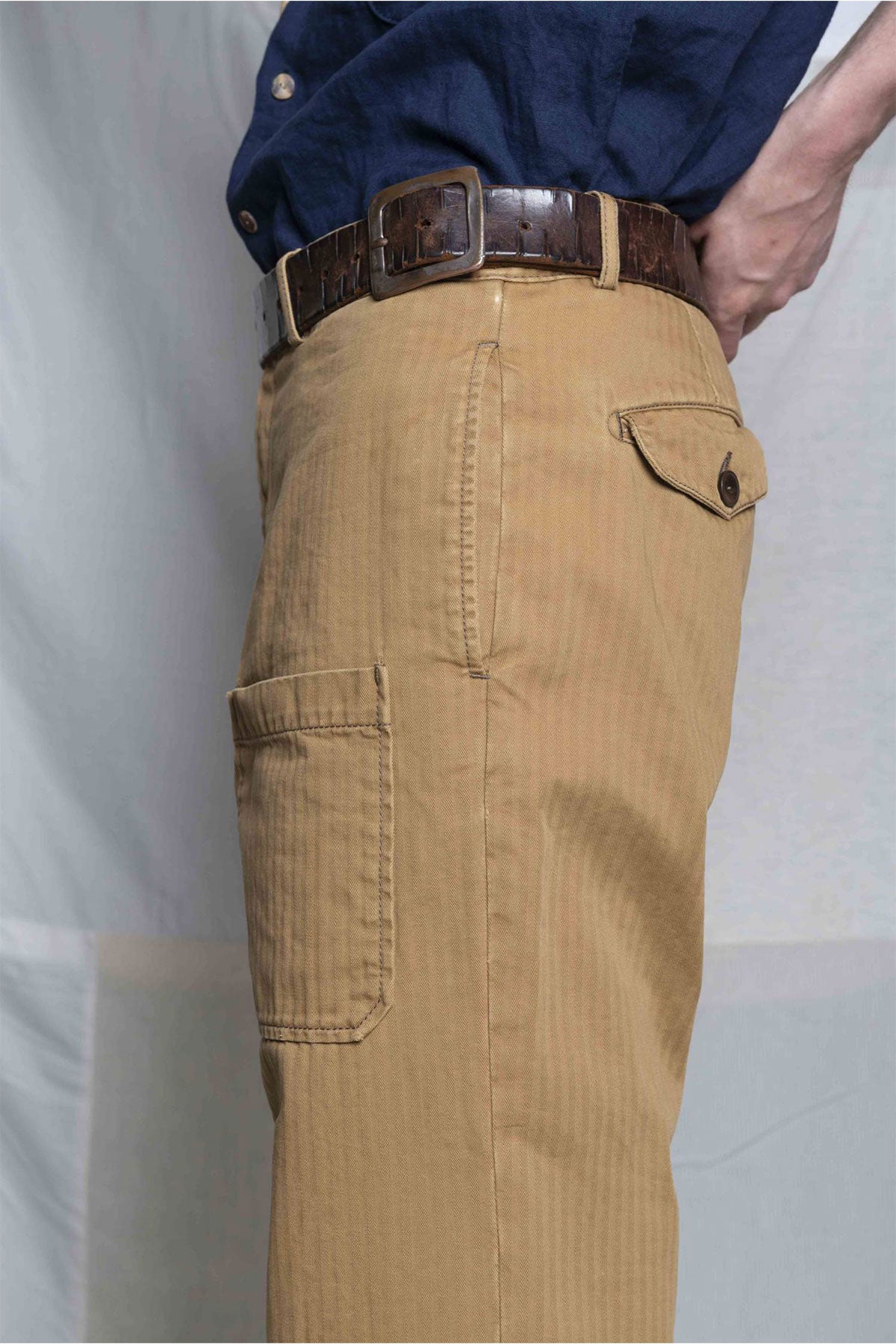 Scarti Lab - 136 SW350 Japanese HBT Cotton Trousers - Limited