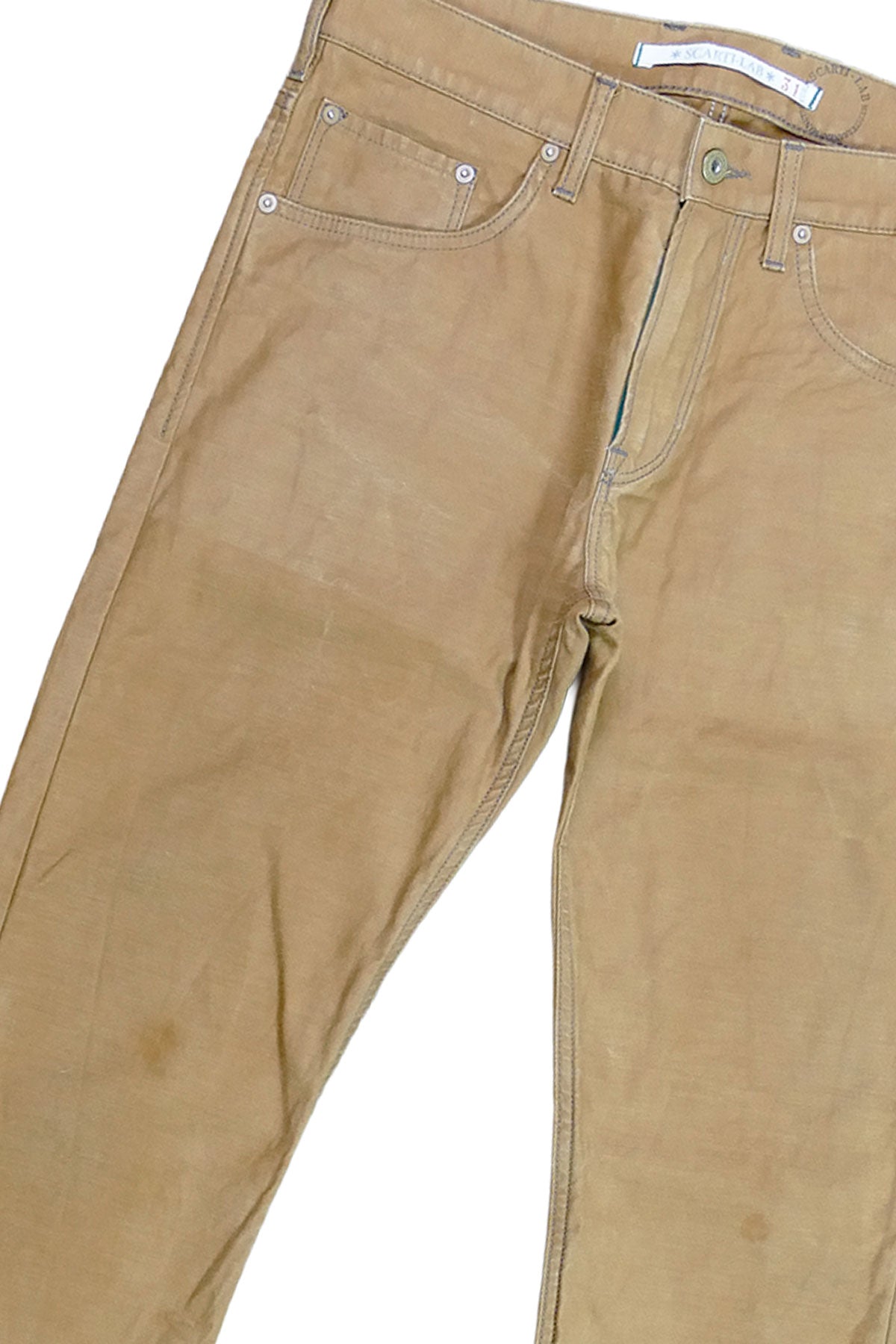Scarti Lab Archive - 06RS SG824 11,5oz 100% Japanese Cotton Satin Pants (Used Wash)
