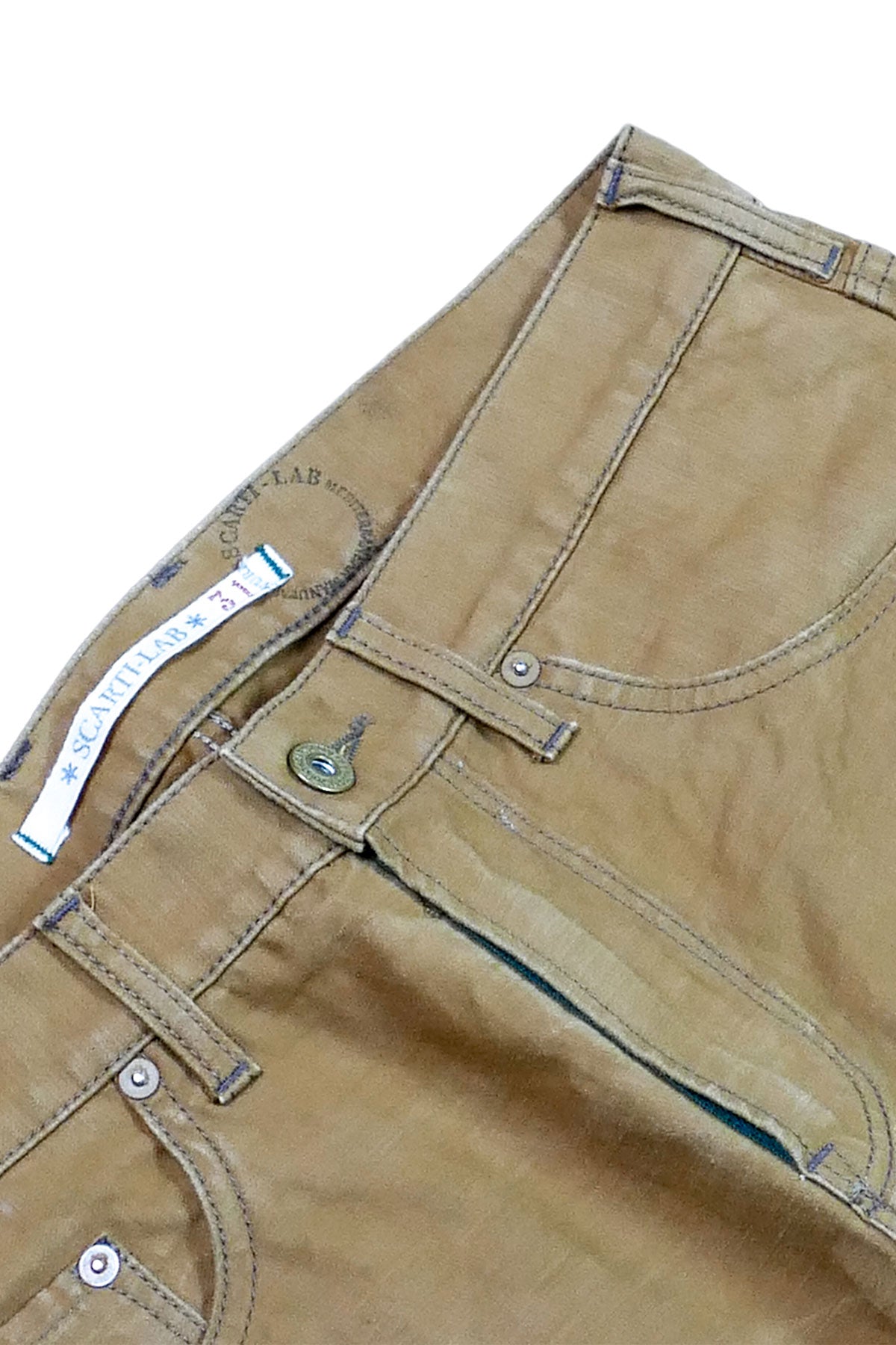 Scarti Lab Archive - 06RS SG824 11,5oz 100% Japanese Cotton Satin Pants (Used Wash)