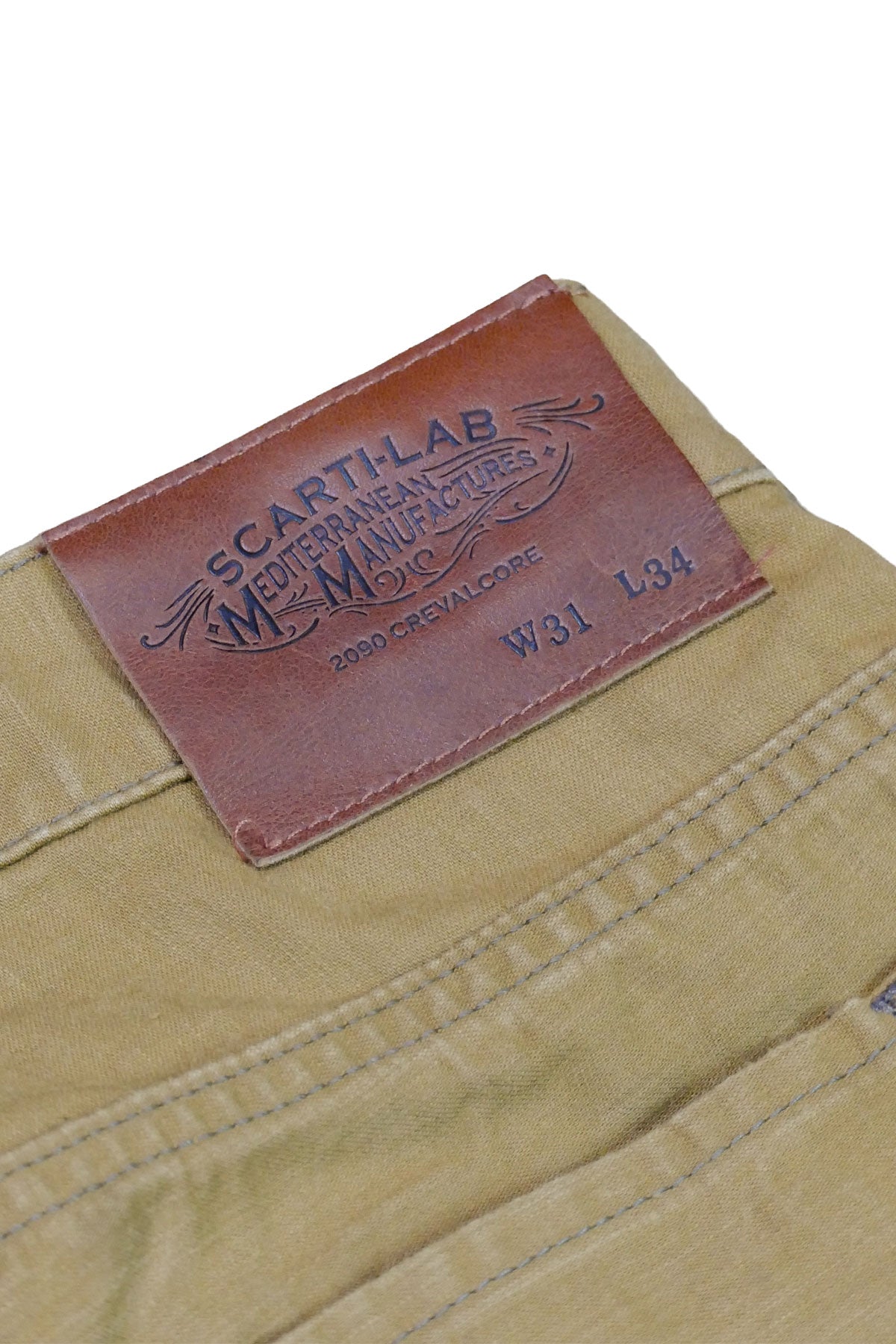 Scarti Lab Archive - 06RS SG824 11,5oz 100% Japanese Cotton Satin Pants (Used Wash)