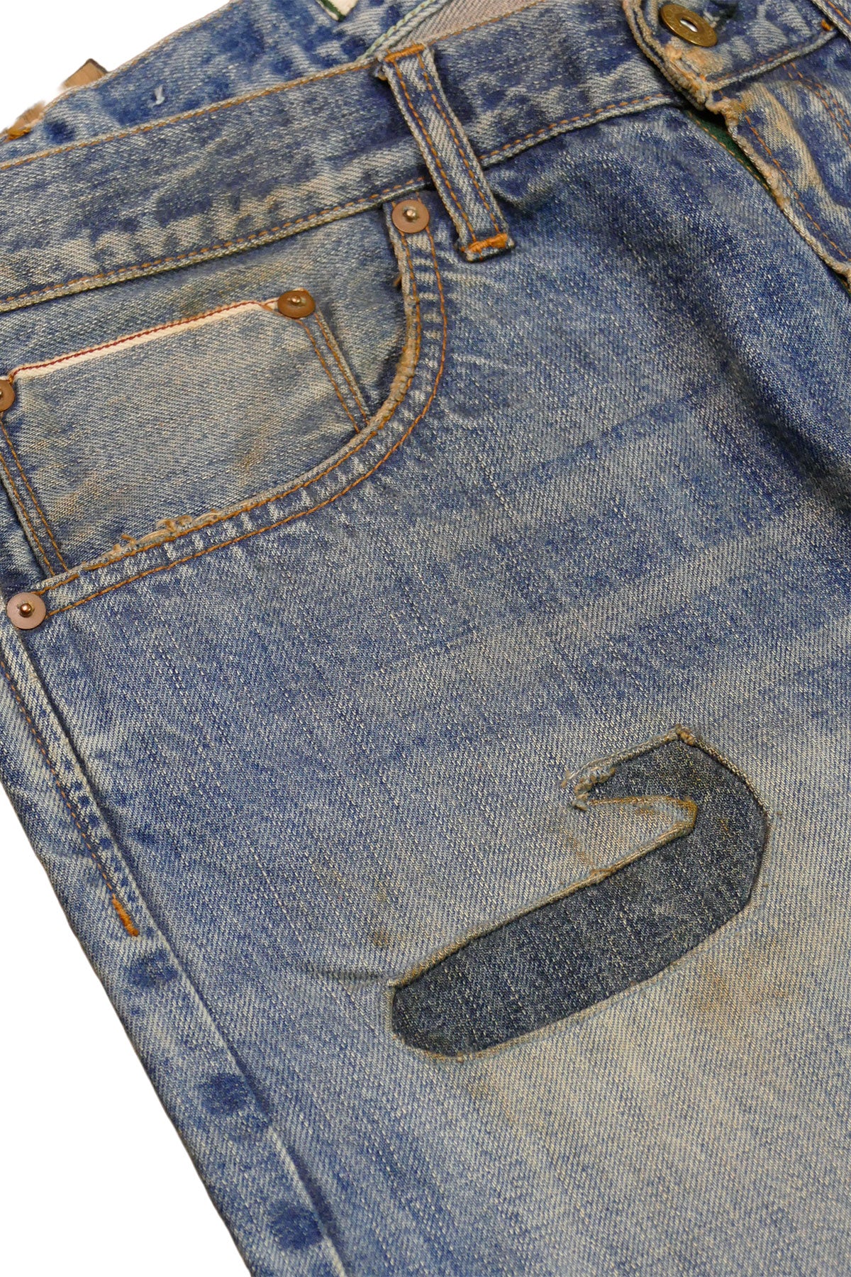 Scarti Lab Archive - 06RS ST820 B.N.B - 12,5oz. Italian Selvedge Denim Pants (B.N.B. Wash)