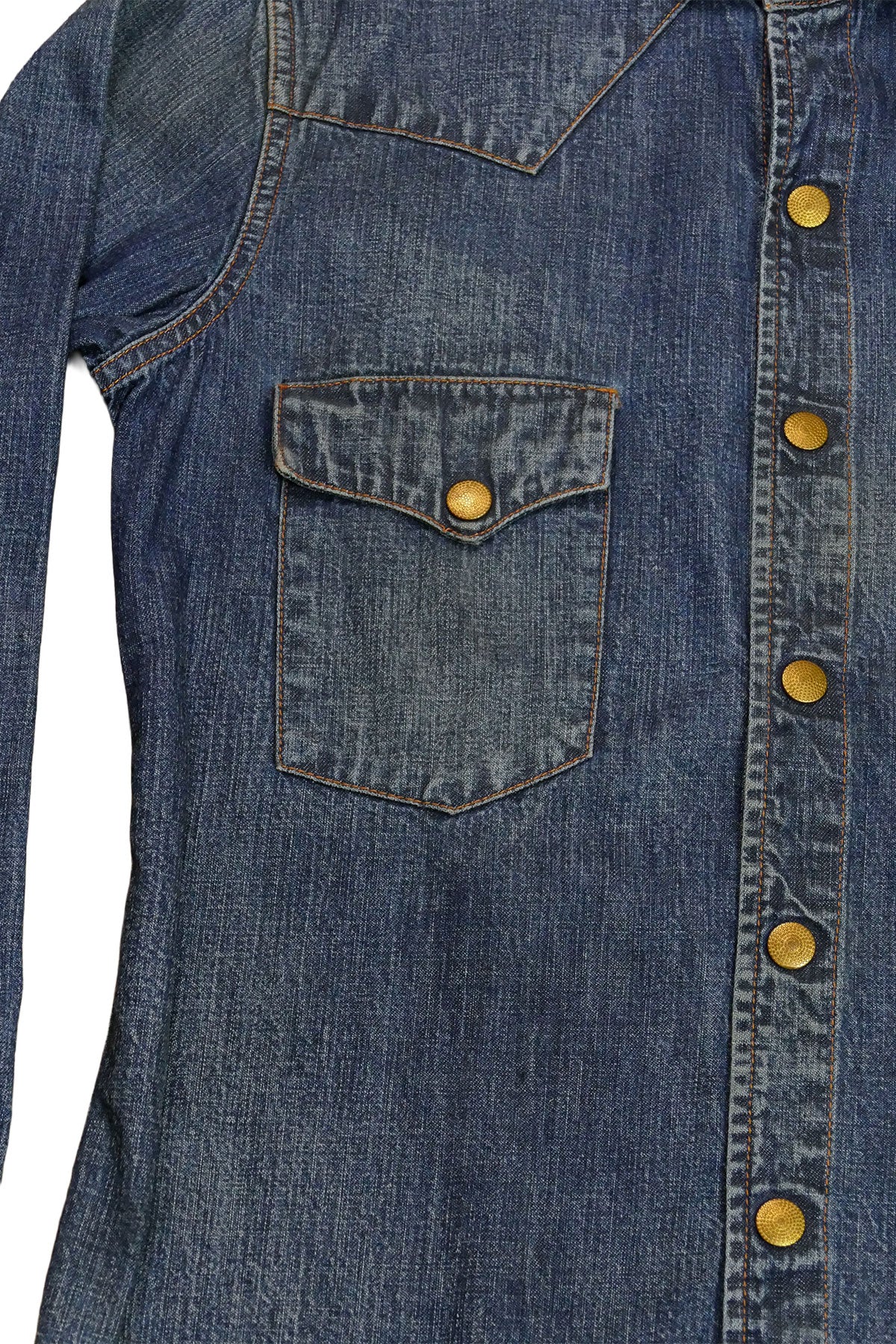 Scarti Lab Archive - 311 SU905 7oz. Japanese Denim Shirt (Vintage Wash)