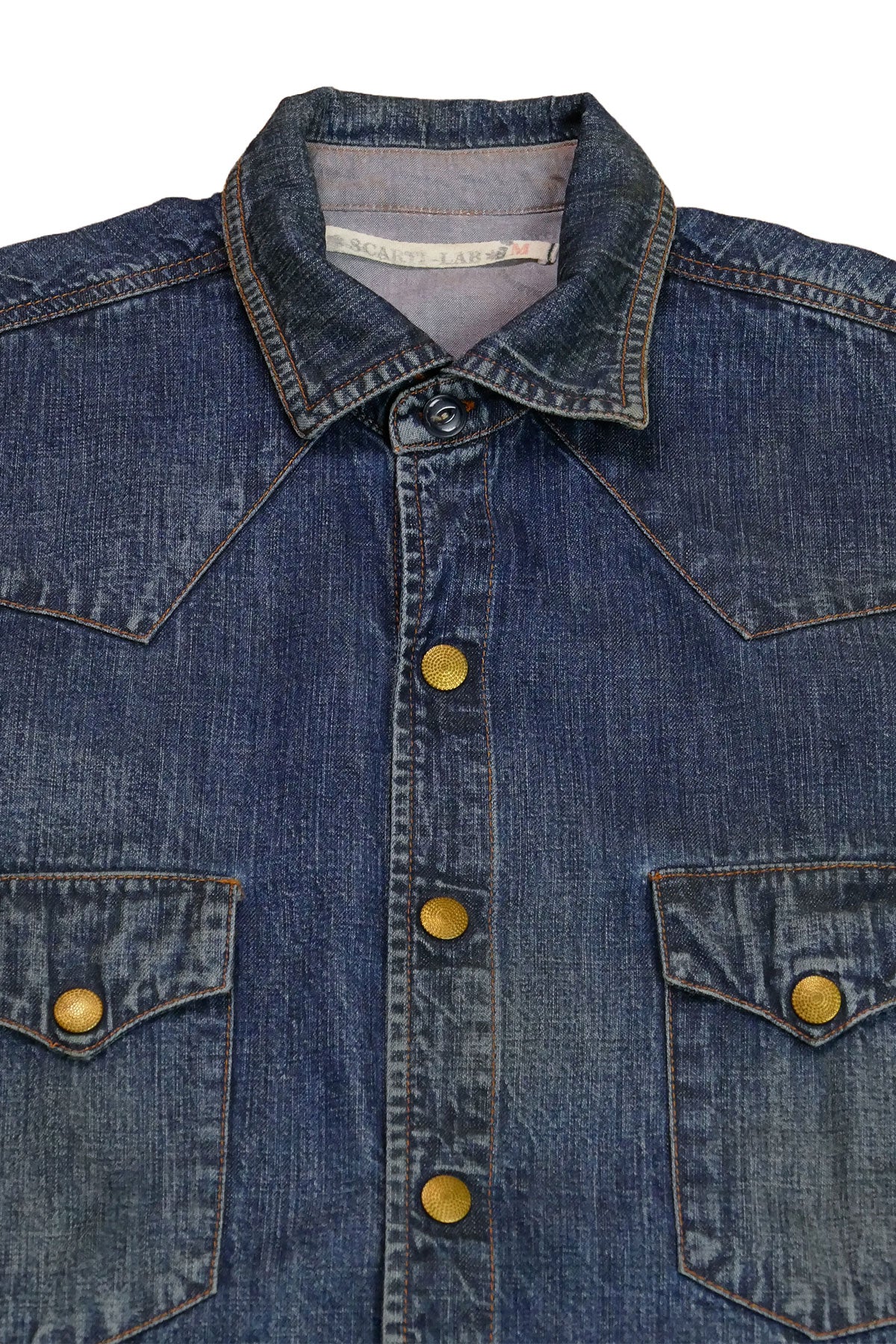 Scarti Lab Archive - 311 SU905 7oz. Japanese Denim Shirt (Vintage Wash)