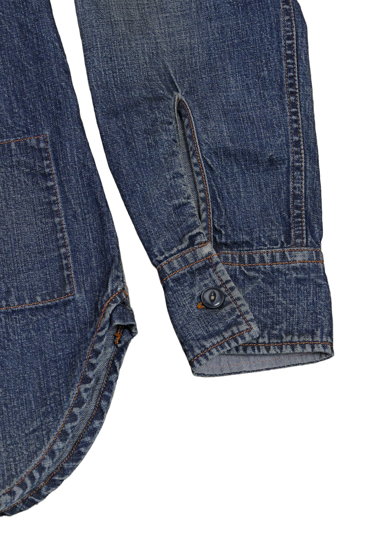 Scarti Lab Archive - 311 SU905 7oz. Japanese Denim Shirt (Vintage Wash)