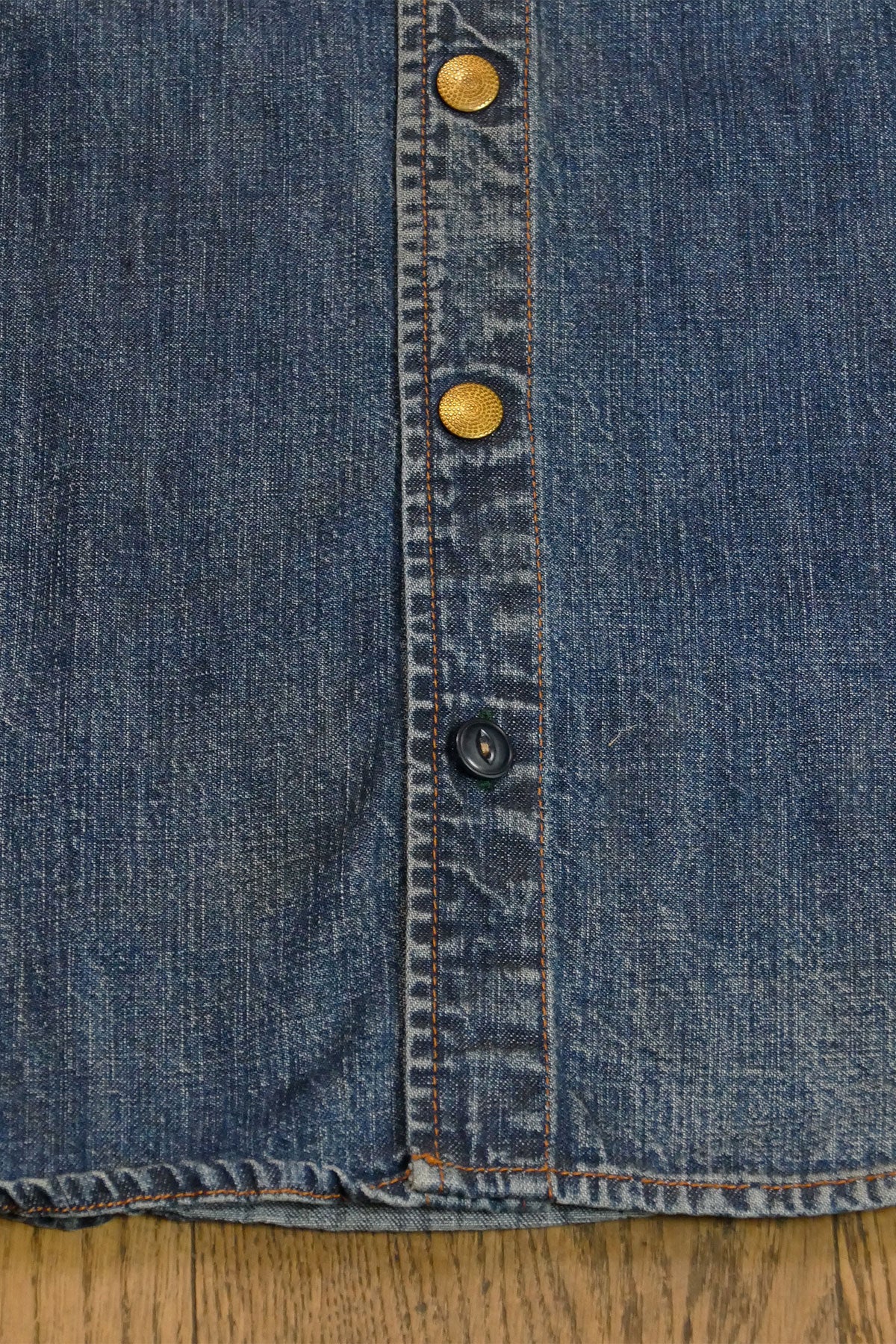 Scarti Lab Archive - 311 SU905 7oz. Japanese Denim Shirt (Vintage Wash)