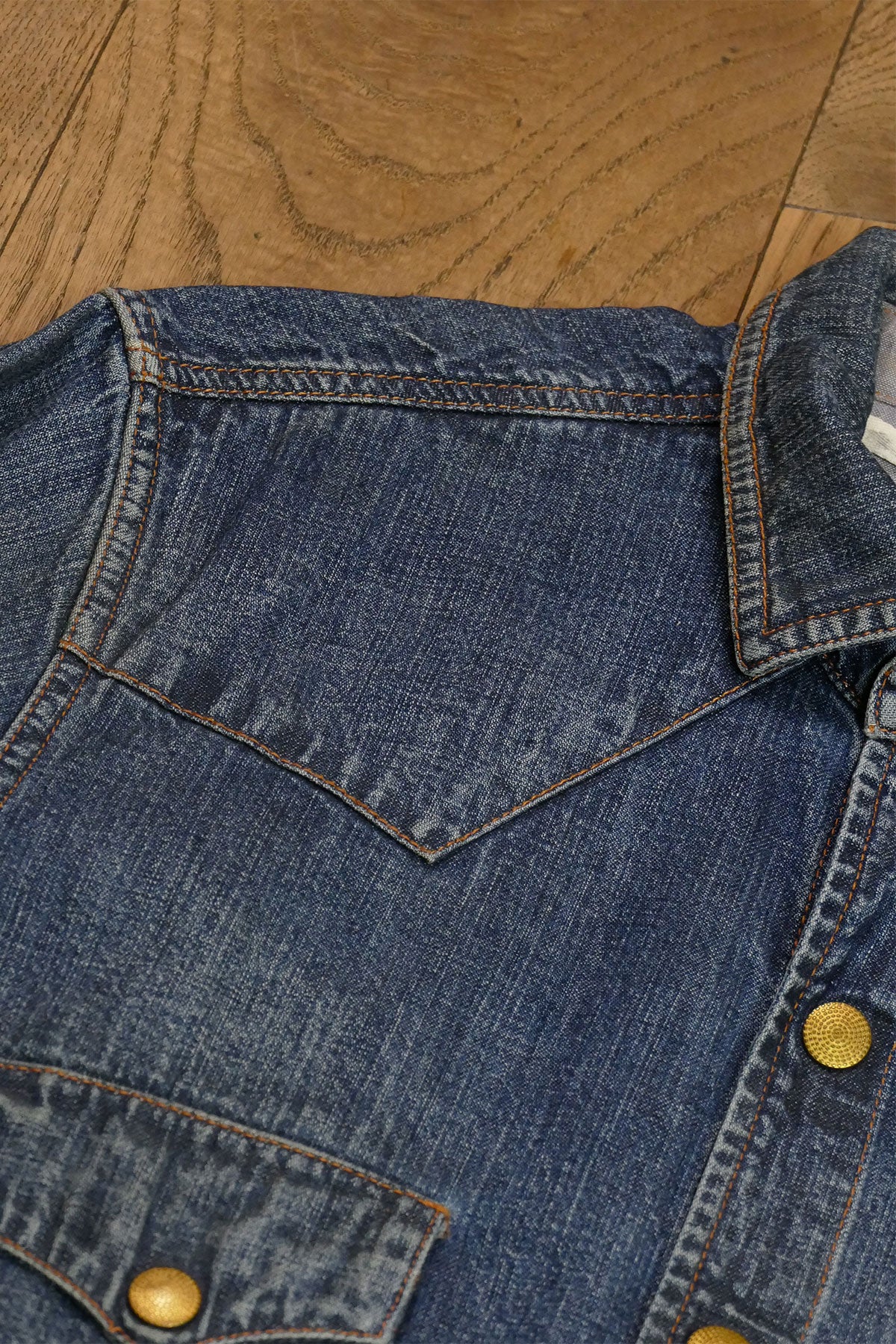 Scarti Lab Archive - 311 SU905 7oz. Japanese Denim Shirt (Vintage Wash)