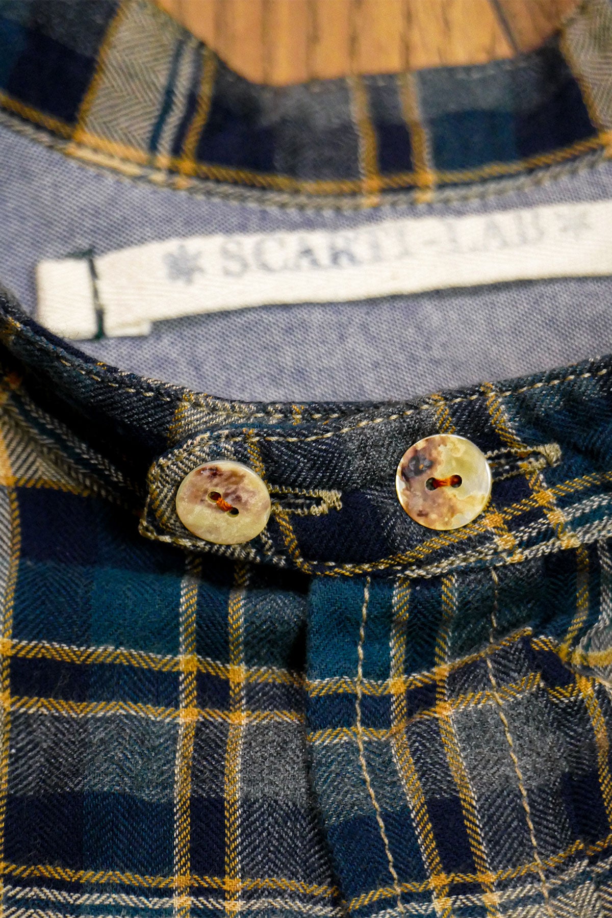 Scarti Lab Archive - 313 SM212 Pop-Over Check Shirt