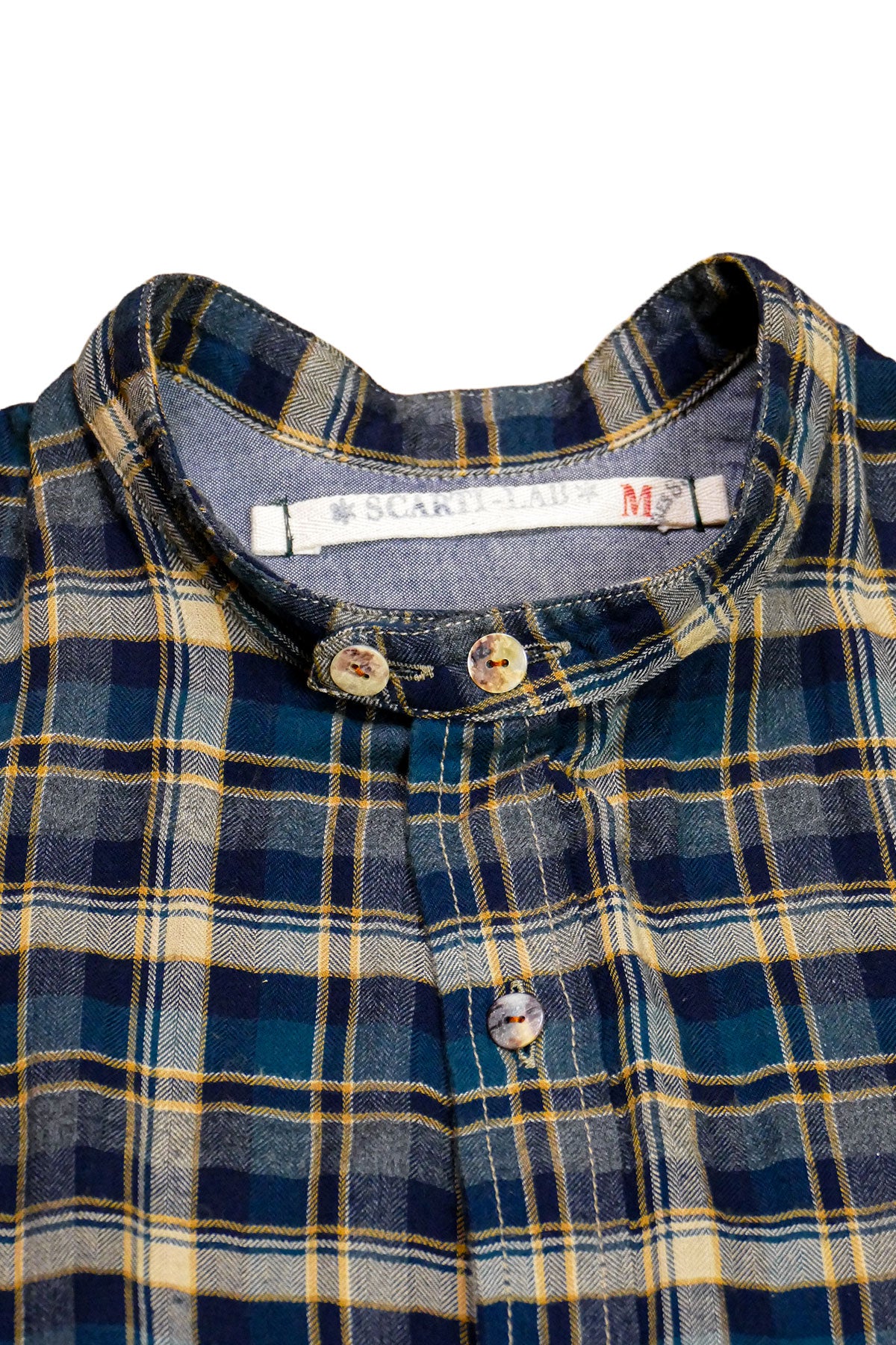 Scarti Lab Archive - 313 SM212 Pop-Over Check Shirt