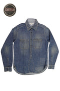Scarti Lab Archive - 324 SU905 7oz. Japanese Denim Work Shirt (Vintage Wash)