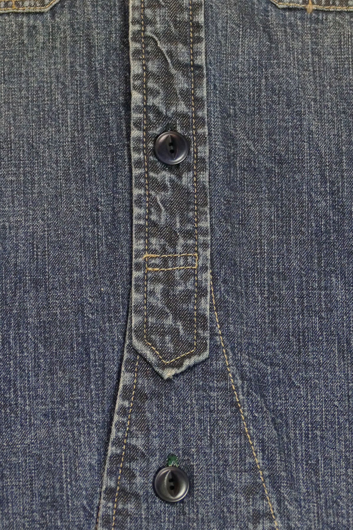 Scarti Lab Archive - 324 SU905 7oz. Japanese Denim Work Shirt (Vintage Wash)