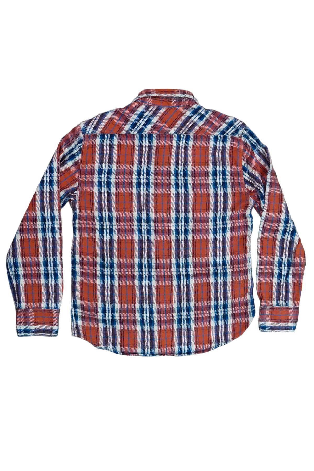 Scarti Lab Archive - 401 SG891 100% Japanese Cotton Check Flannel Overshirt (Vintage Wash)