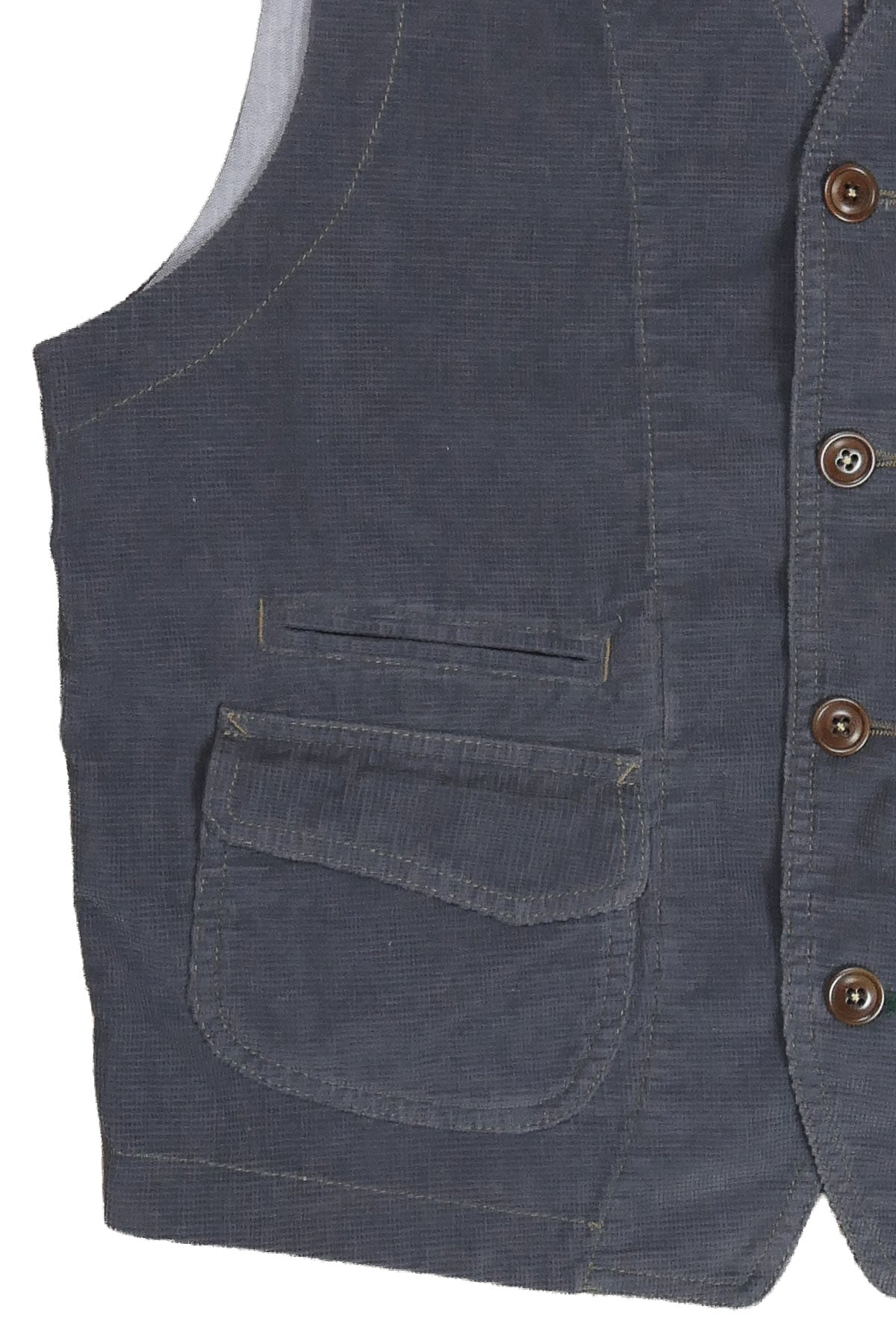 Scarti Lab Archive - 403 SH487 Waistcoat in Japanese Waffle Corduroy