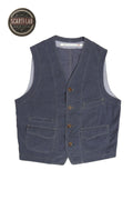 Scarti Lab Archive - 403 SH487 Waistcoat in Japanese Waffle Corduroy