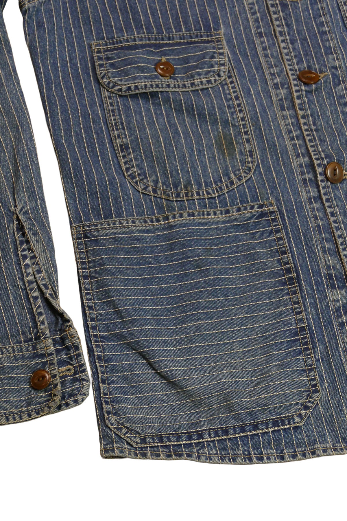 Scarti Lab Archive - 405 SG876 9 oz. Japanese Wabash Indigo Jacket (Vintage Wash)
