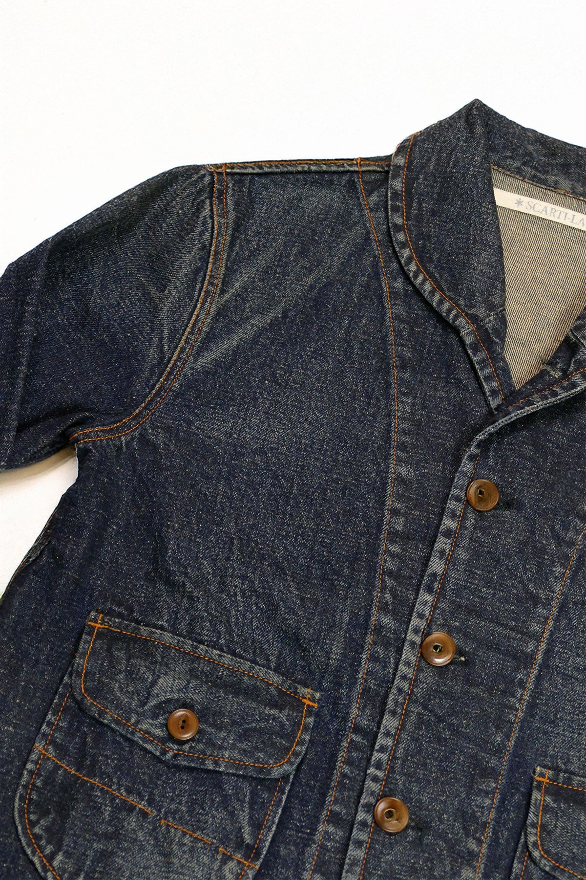 Scarti Lab Archive - 707 SK835 Cossack Jacket in 12,5 Oz Japanese Nep Denim