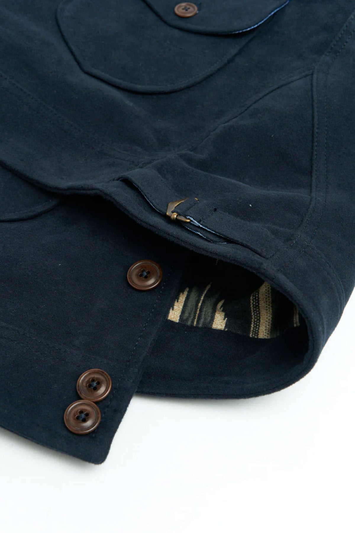 Scarti Lab -  Cossack Jacket 707F-SN960 Moleskin Navy