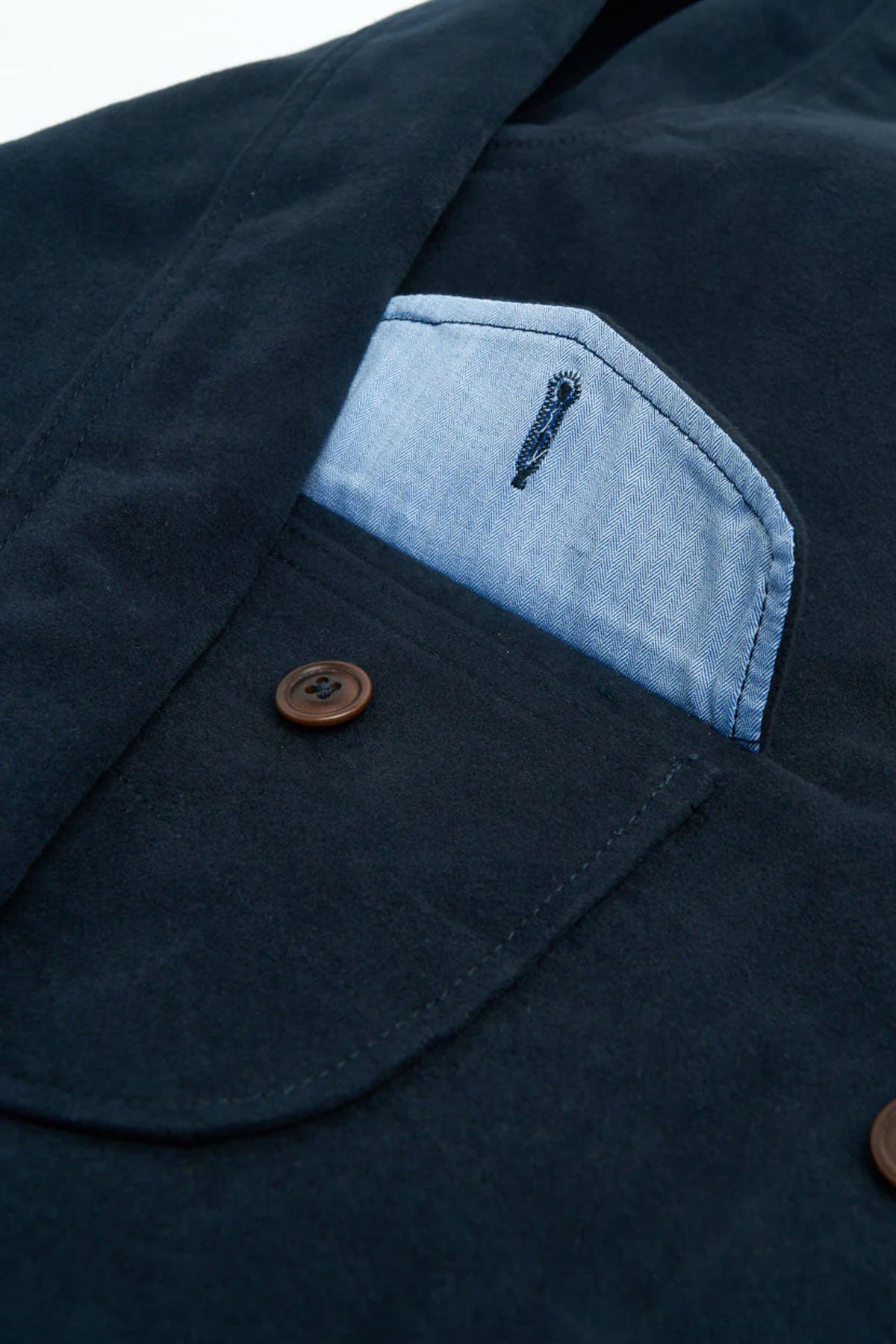 Scarti Lab -  Cossack Jacket 707F-SN960 Moleskin Navy