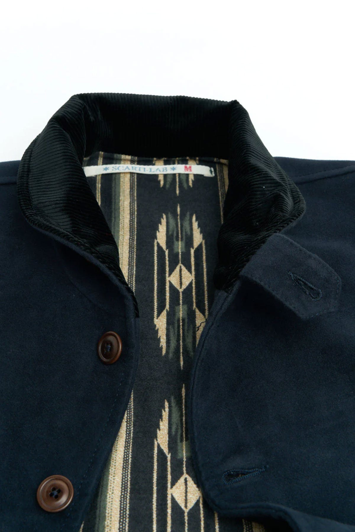 Scarti Lab -  Cossack Jacket 707F-SN960 Moleskin Navy