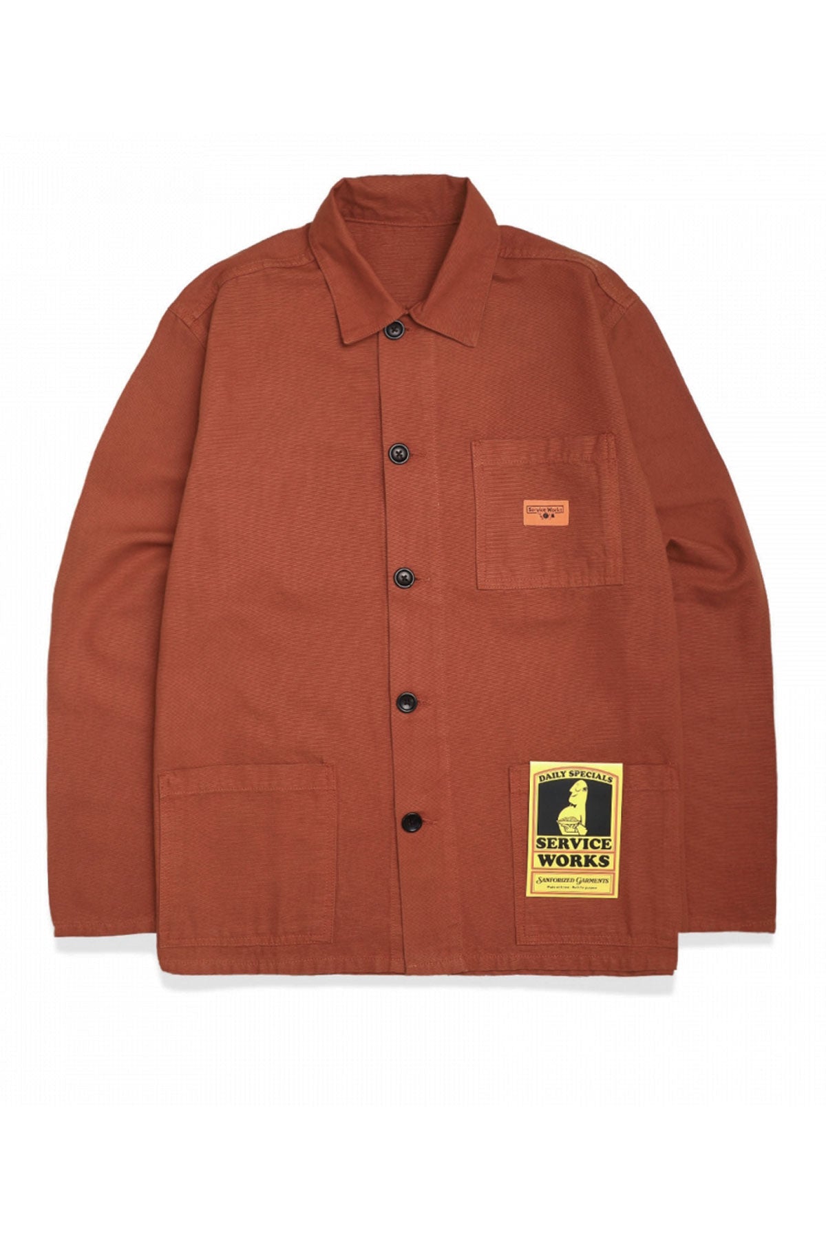 Service Works - Classic Coverall Jacket in Terracotta – The Rugged Society