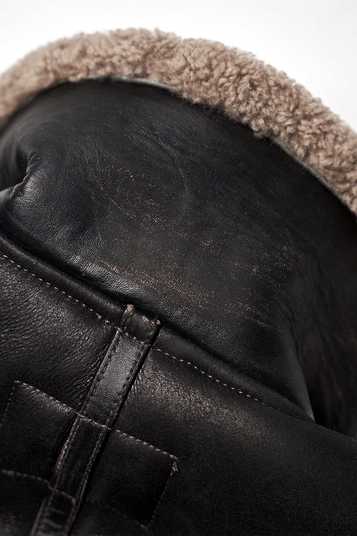 Shangri-La Heritage - "Aviatore” B-3 Vintage Black Shearling Jacket