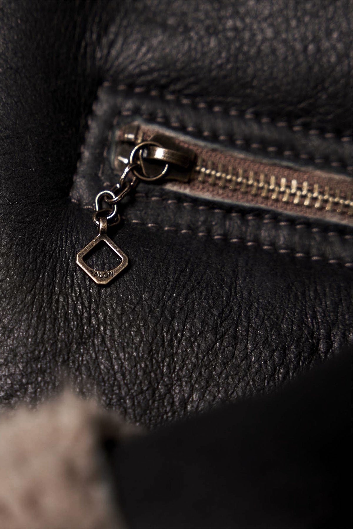 Shangri-La Heritage - "Aviatore” B-3 Vintage Black Shearling Jacket