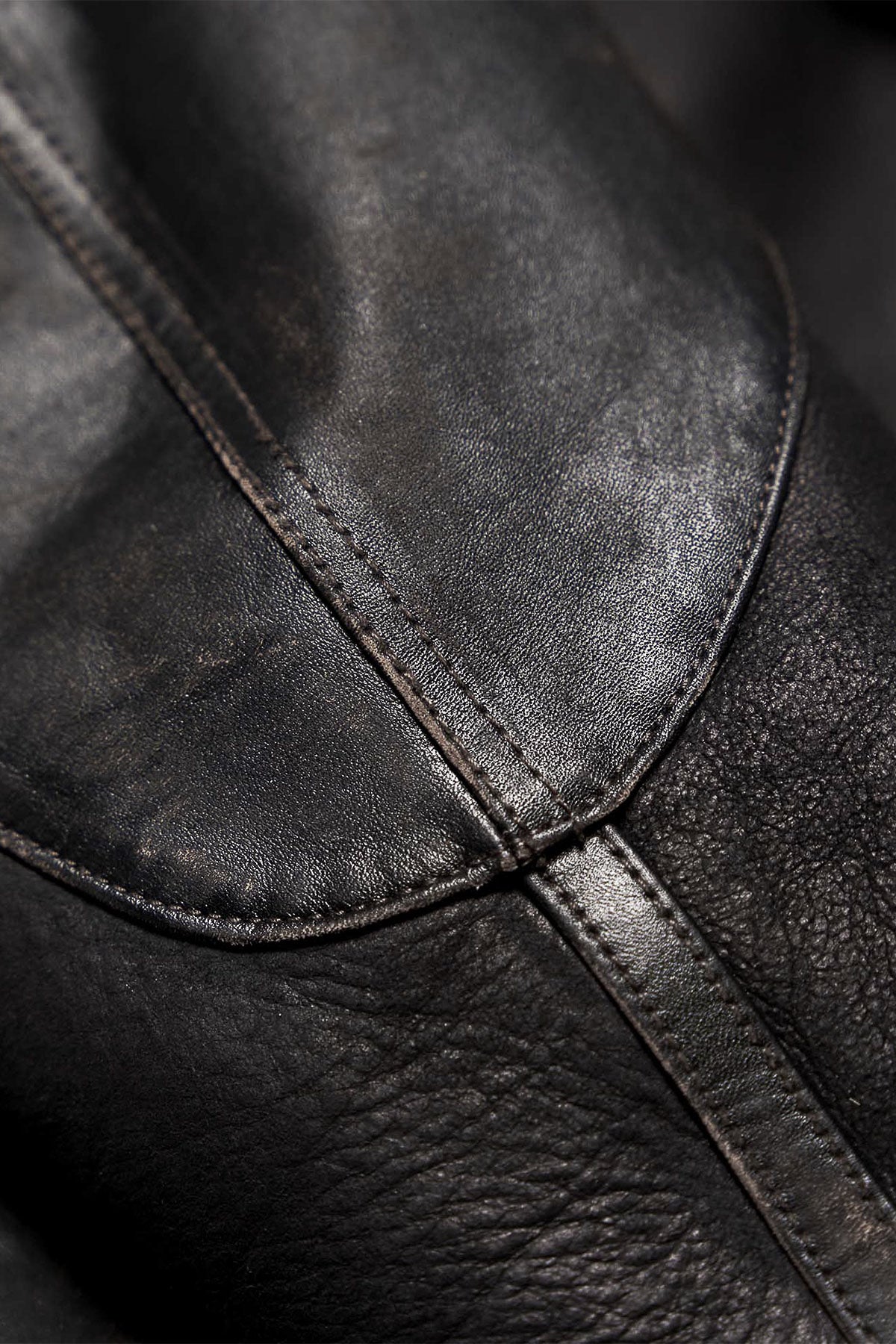 Shangri-La Heritage - "Aviatore” B-3 Vintage Black Shearling Jacket