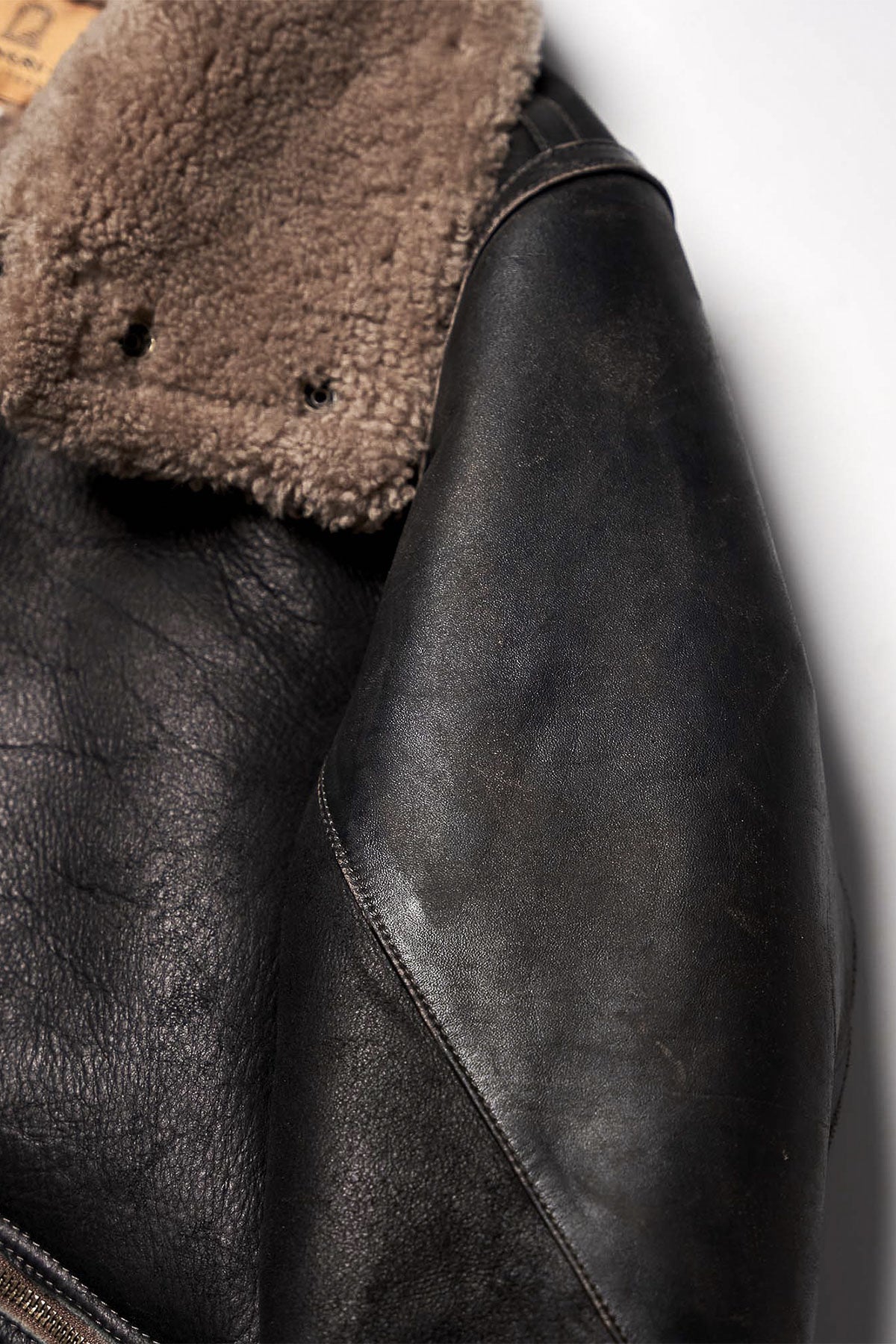 Shangri-La Heritage - "Aviatore” B-3 Vintage Black Shearling Jacket