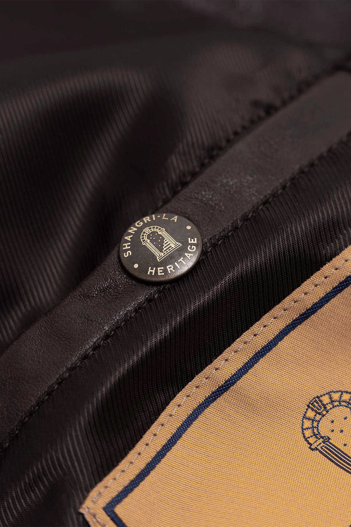Shangri-La Heritage - “Cossack” Testa di Moro Lambskin Leather Jacket