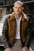 Shangri-La Heritage - “Varenne” Brown Horsehide Grizzly Jacket