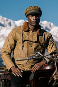 Shangri-La Heritage - “Swedish” Tan Motorcycle Waxed Canvas Jacket (Ltd. Ed. 100 pcs)