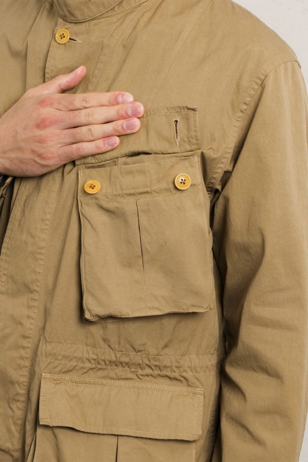 Soundman - Albany Fatigue Jungle Jacket in Khaki Beige – The Rugged Society