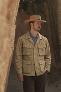 Soundman - Albany Fatigue Jungle Jacket in Khaki Beige